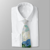 Van Gogh Wheat Field met Cypresses. Impressionisme Stropdas (Gebonden)