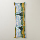  Van Gogh Wheat Field met Cypresses Lichaamskussen (Achterkant (Verticaal))