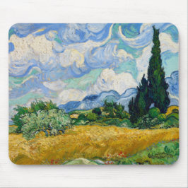 Van Gogh Wheat Field met Cypresses Muismat