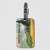 Van Gogh Wheat Field w Cypresses in Haute Galline Bagagelabel (Voorkant (verticaal))