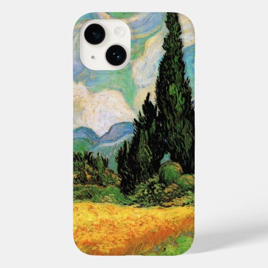 Van Gogh Wheat Field w Cypresses in Haute Galline Case-Mate iPhone Case (Achterkant)