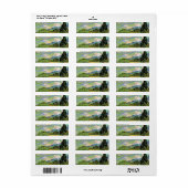 Van Gogh Wheat Field w Cypresses in Haute Galline Etiket (Full Sheet)