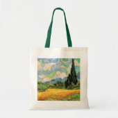 Van Gogh Wheat Field w Cypresses in Haute Galline Tote Bag (Voorkant)