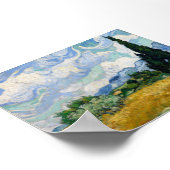 Van Gogh Wheat Field with Cypresses Poster (Hoek)