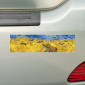 Van Gogh Wheat Fields Famous Impressionism Bumpersticker (Op auto)