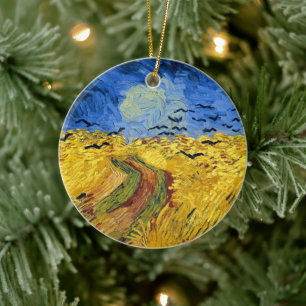 Van Gogh Wheat Fields Famous Impressionism Keramisch Ornament