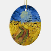 Van Gogh Wheat Fields Famous Impressionism Keramisch Ornament (Rechts)