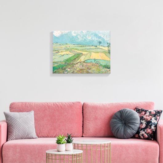  Van Gogh Wheat Fields na regen Canvas Afdruk (Insitu (Woonkamer))