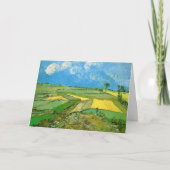 Van Gogh Wheat Fields op Auvers under Clouded Sky Kaart (Voorkant)