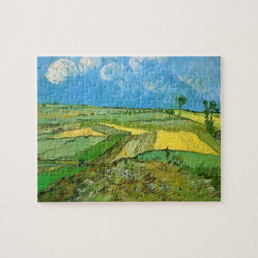 Van Gogh Wheat Fields op Auvers under Clouded Sky Legpuzzel (Horizontaal)