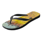 Van Gogh - Wheatfield bij Sunset Teenslippers (Schuin)