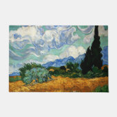 Van Gogh - Wheatfield met Cypress Tree Deurmat (Voorkant)