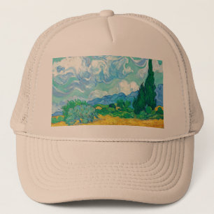 Van Gogh Wheatfield met Cypresses Trucker Pet