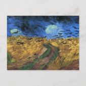 Van Gogh Wheatfield met het Briefkaart van de koei (Voorkant)