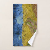  Van Gogh Wheatfield met koeien Handdoek (Handdoek)