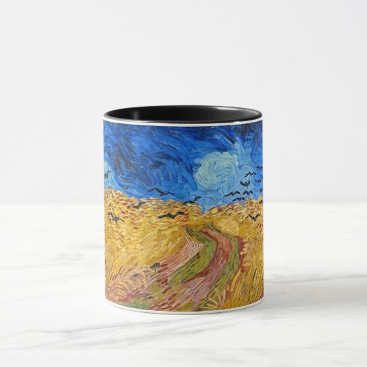 Van Gogh Wheatfield with Crows Mug Mok (Midden)