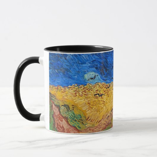 Van Gogh Wheatfield with Crows Mug Mok (Links)