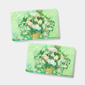 Van Gogh White Roses Badge (Voor- en achterkant)