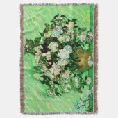 Van Gogh - White Roses, beroemd schilderij, Deken (Voorkant Verticaal)