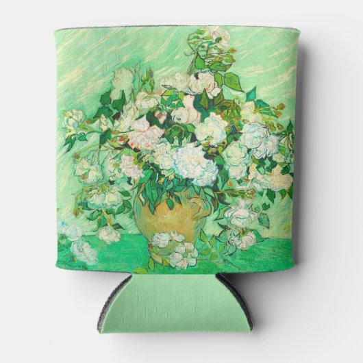 Van Gogh White Roses Blikjeskoeler (Voorkant)