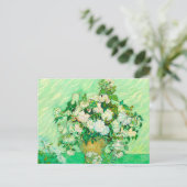 Van Gogh White Roses Briefkaart (Staand voorkant)