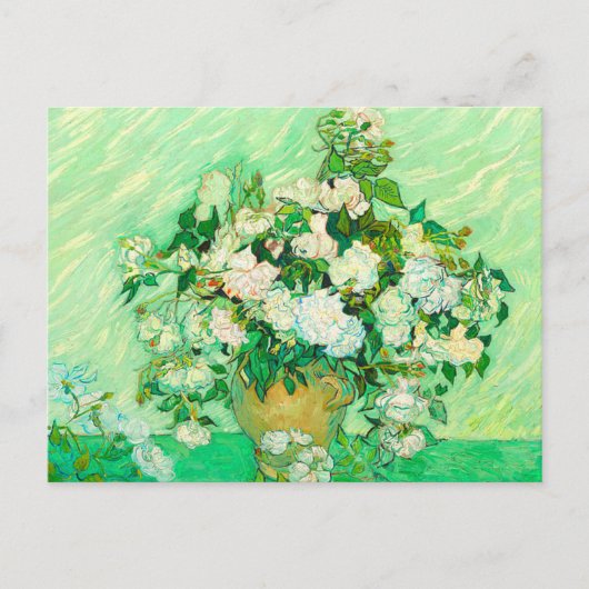 Van Gogh White Roses Briefkaart (Voorkant)