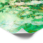 Van Gogh White Roses Foto Afdruk (Hoek)