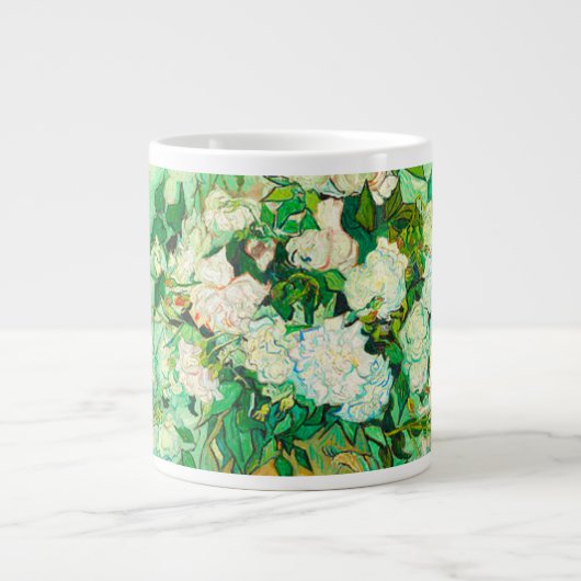 Van Gogh White Roses Grote Koffiekop (Voorkant)