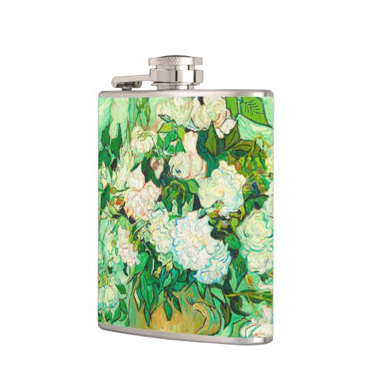 Van Gogh White Roses Heupfles (Links)