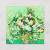 Van Gogh White Roses Informatiekaartje (Voorkant)