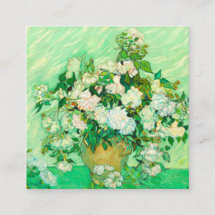 Van Gogh White Roses Informatiekaartje