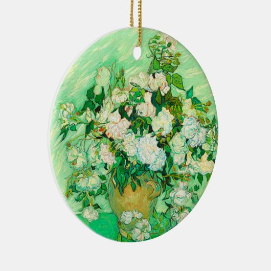 Van Gogh White Roses Keramisch Ornament (Rechts)