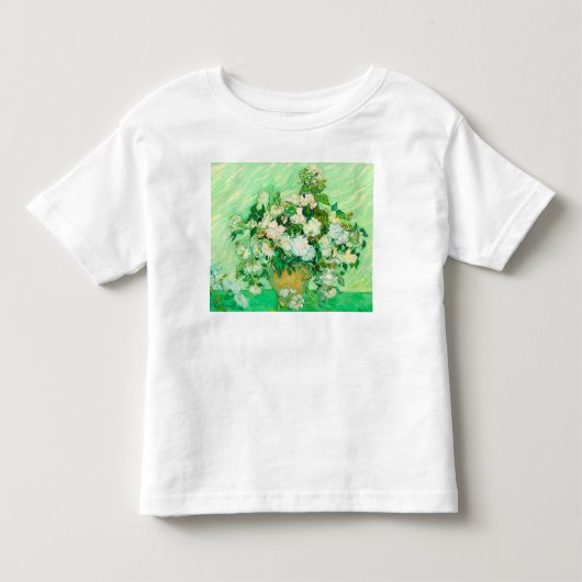 Van Gogh White Roses Kinder Shirts (Voorkant)
