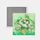 Van Gogh White Roses Magneet (Voorkant / Achterkant)