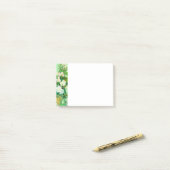 Van Gogh White Roses Post-it® Notes (Op bureau)