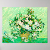 Van Gogh White Roses Poster (Voorkant)