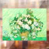 Van Gogh White Roses Raamsticker (Vel 2)