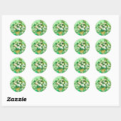 Van Gogh White Roses Ronde Sticker (Vel)