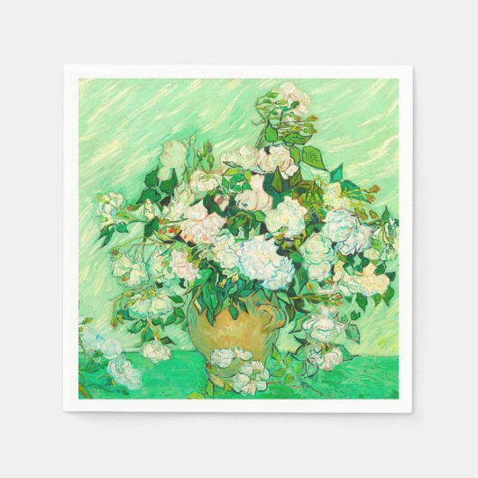Van Gogh White Roses Servet (Voorkant)