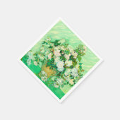 Van Gogh White Roses Servet (Hoek)