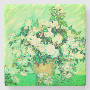 Van Gogh White Roses Stenen Onderzetter