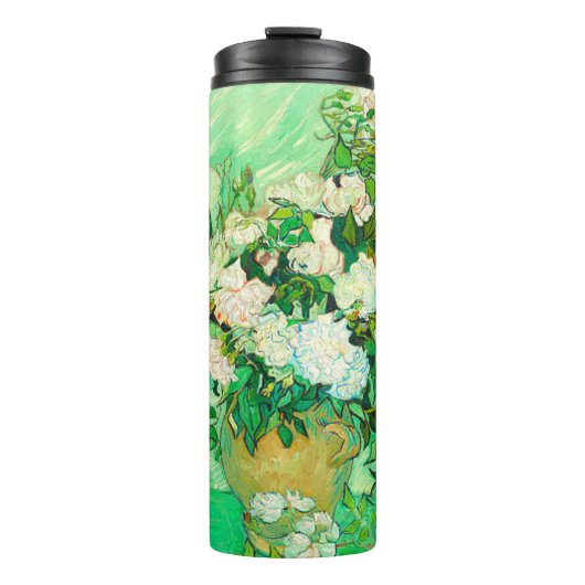 Van Gogh White Roses Thermosbeker (Voorkant)