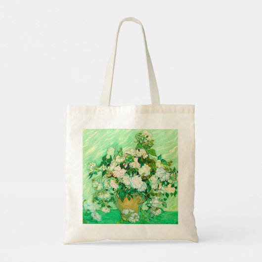 Van Gogh White Roses Tote Bag (Achterkant)