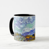 Van Gogh - Wielveld met cilinders Mok (Voorkant links)