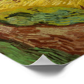 Van Gogh - Wielveld met koeien Poster (Hoek)