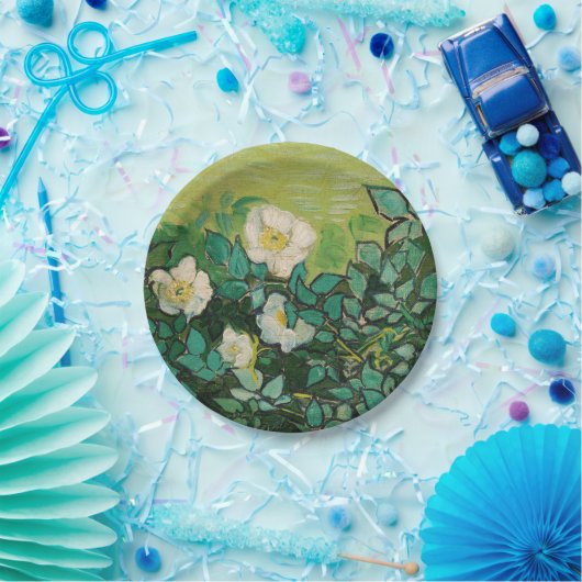 Van Gogh Wild Rozen Papieren Bordje (Feest)