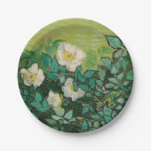 Van Gogh Wild Rozen Papieren Bordje (Voorkant)
