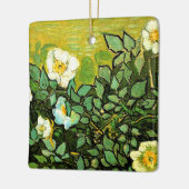Van Gogh - Wilde Rozen Keramisch Ornament (Links)