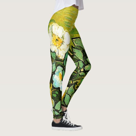 Van Gogh, wilde Rozen Leggings (Rechts)