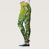 Van Gogh, wilde Rozen Leggings (Links)